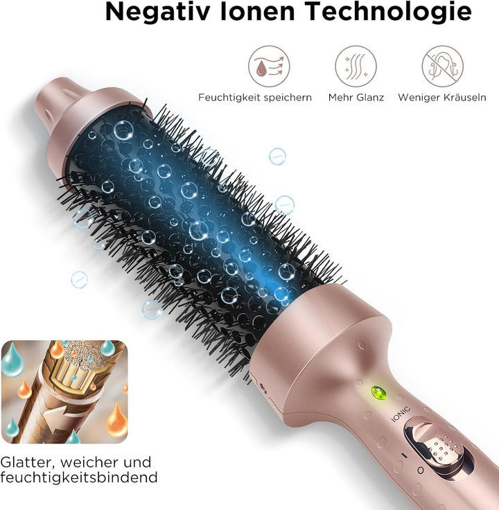 PARWIN PRO BEAUTY Thermal Brush Lockenbürste 35mm mit Heizung Keramik Turmalin Glätteisen Lockenstab