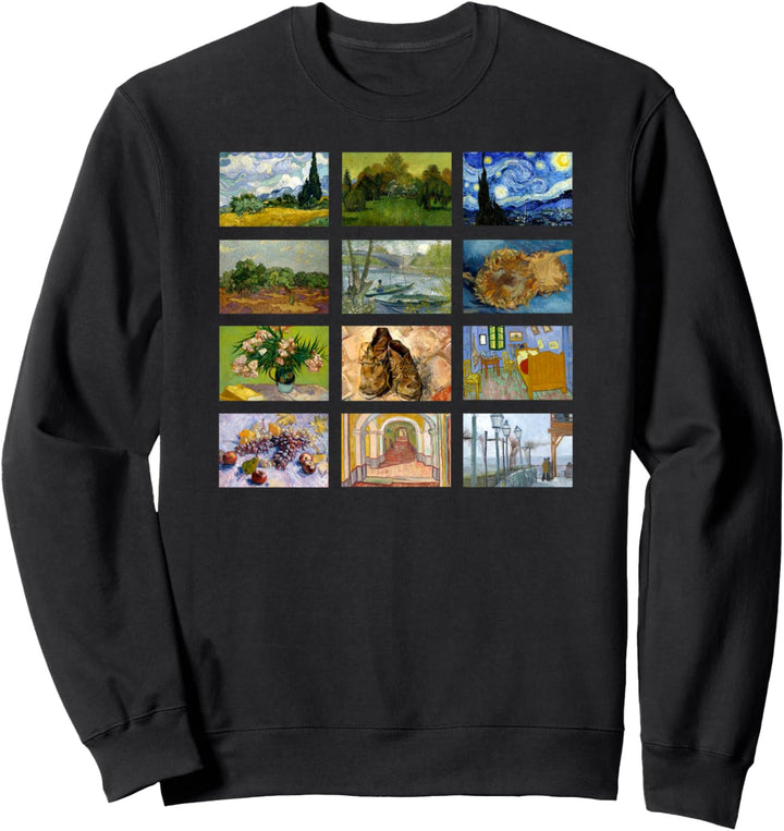 Vincent van Gogh Berühmte Klassische Kunst Stilvolles Design Sweatshirt