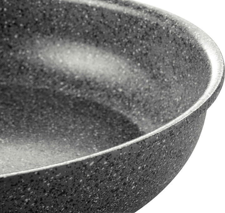 BALLARINI Torre Bratpfannen-Set, Keramikbeschichtung, 24 + 28 cm, Induktionsgeeignet, Abnehmbarer Gr