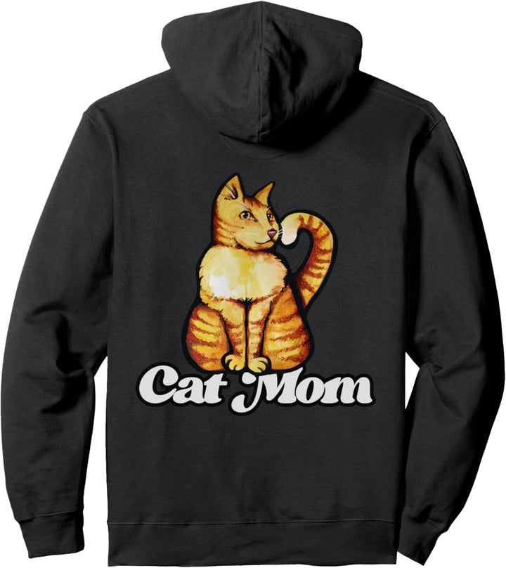 Cute orange Nette orange Kitty Katze Kunst Spass Katze Mutter Pullover Hoodie