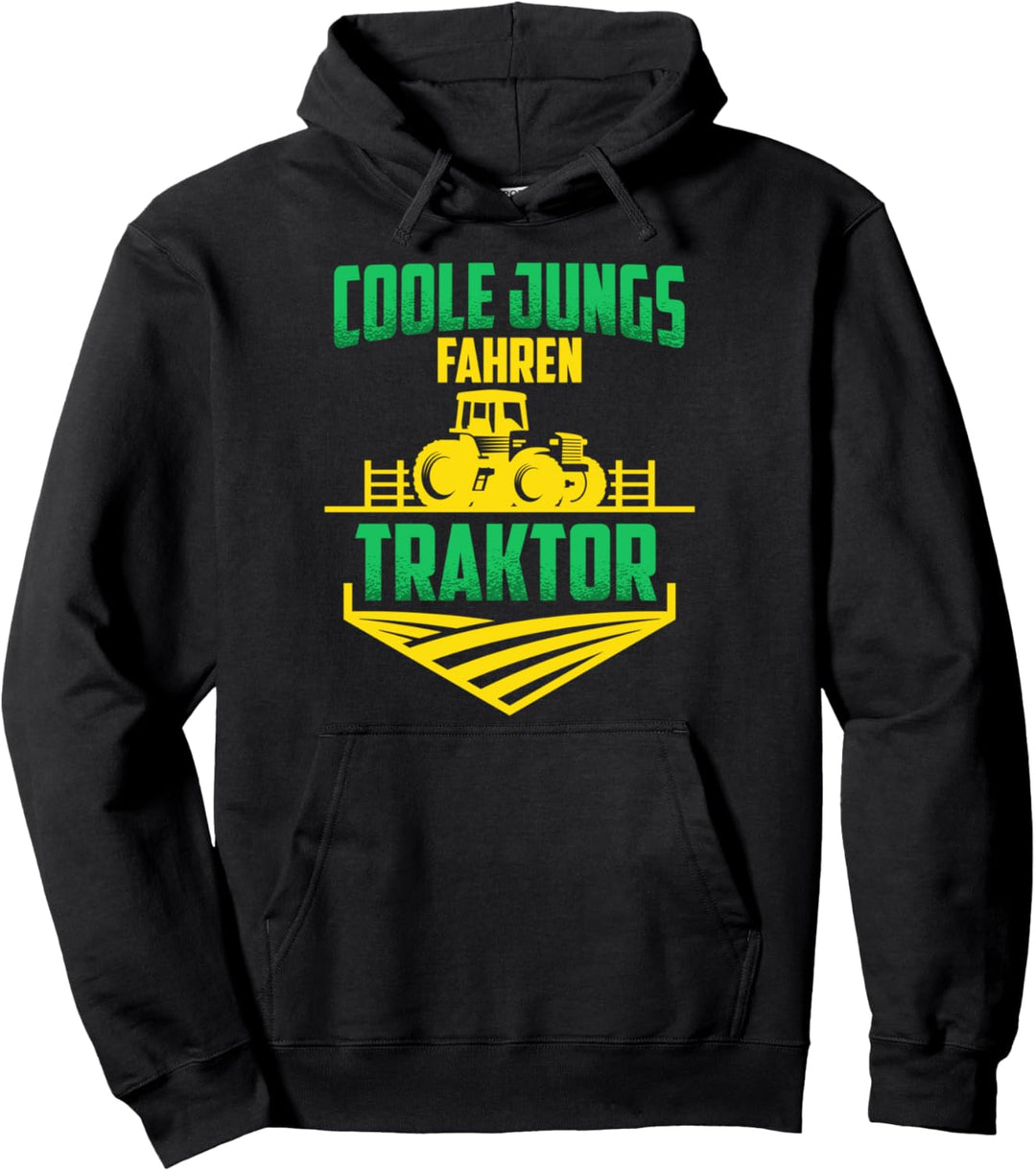 Trecker Kinder Jungen Coole Jungs fahren Traktor - Geschenk Pullover Hoodie
