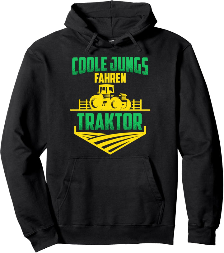 Trecker Kinder Jungen Coole Jungs fahren Traktor - Geschenk Pullover Hoodie
