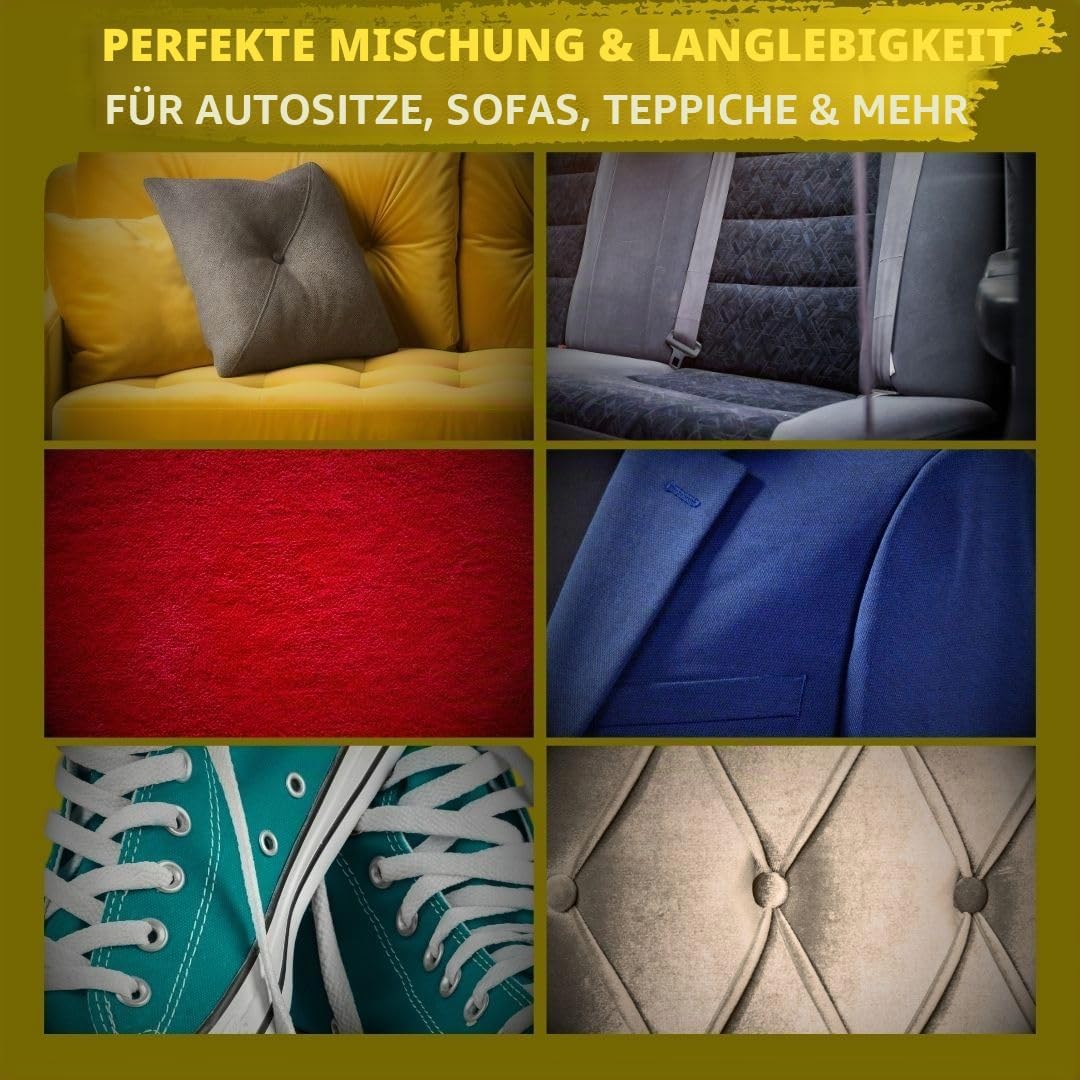 Coconix Reparaturset für Stoff und Teppich – Reparatur von Autositzen, Couch, Möbeln, Polstern oder