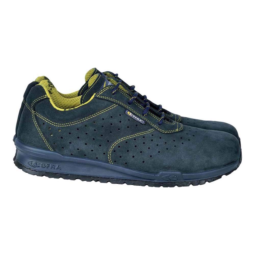Cofra 78670-000.W39 GUERIN S1 P SRC Sicherheitsschuhe, Blau/Gelb, Grösse 39 39 EU, 39 EU