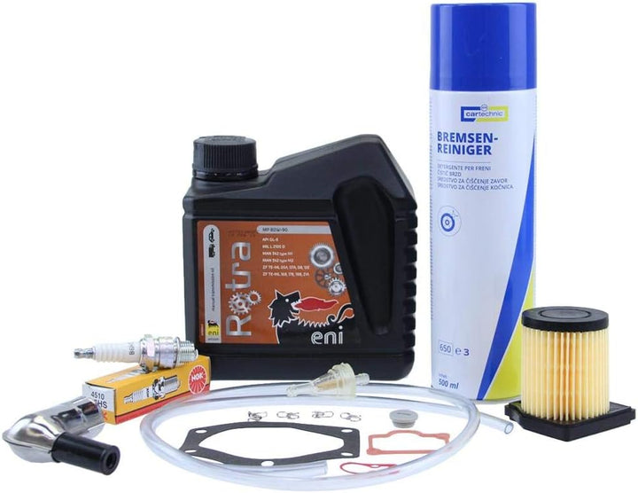 Inspektionsset Benzin Schlauch Filter Luftfilter 22mm Stecker Klassik Zündkerze NGK B6HS Öl 85er Ver