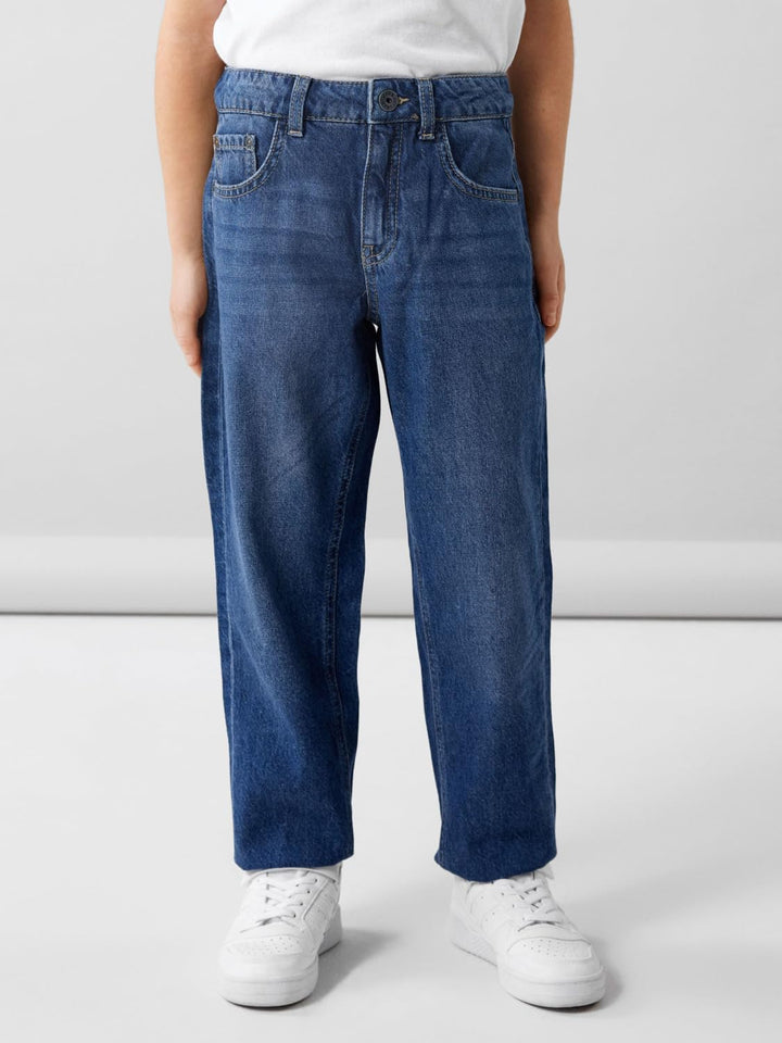 NAME IT Boy Jeans Tapered Fit 116 Dark Blue Denim, 116 Dark Blue Denim