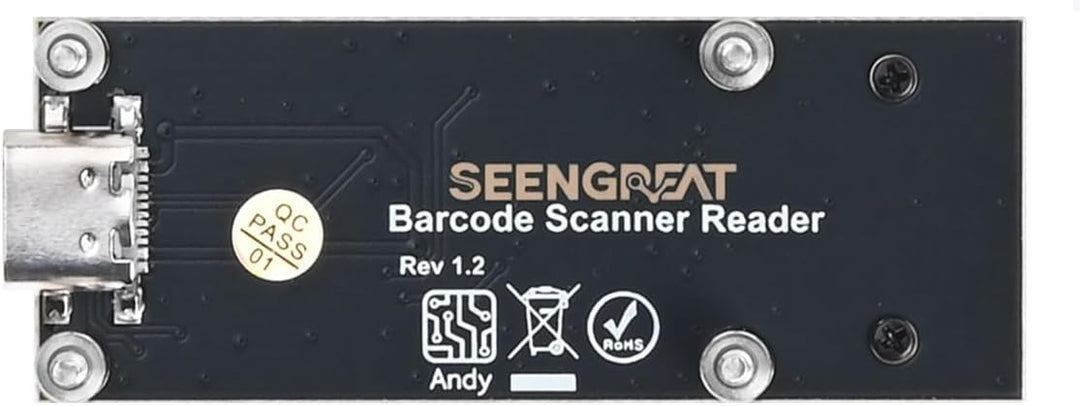 Embedded 1D 2D Barcode Scanner Module, QR Code Reader with USB Type-C &amp; TTL UART Interface, Fast Dec