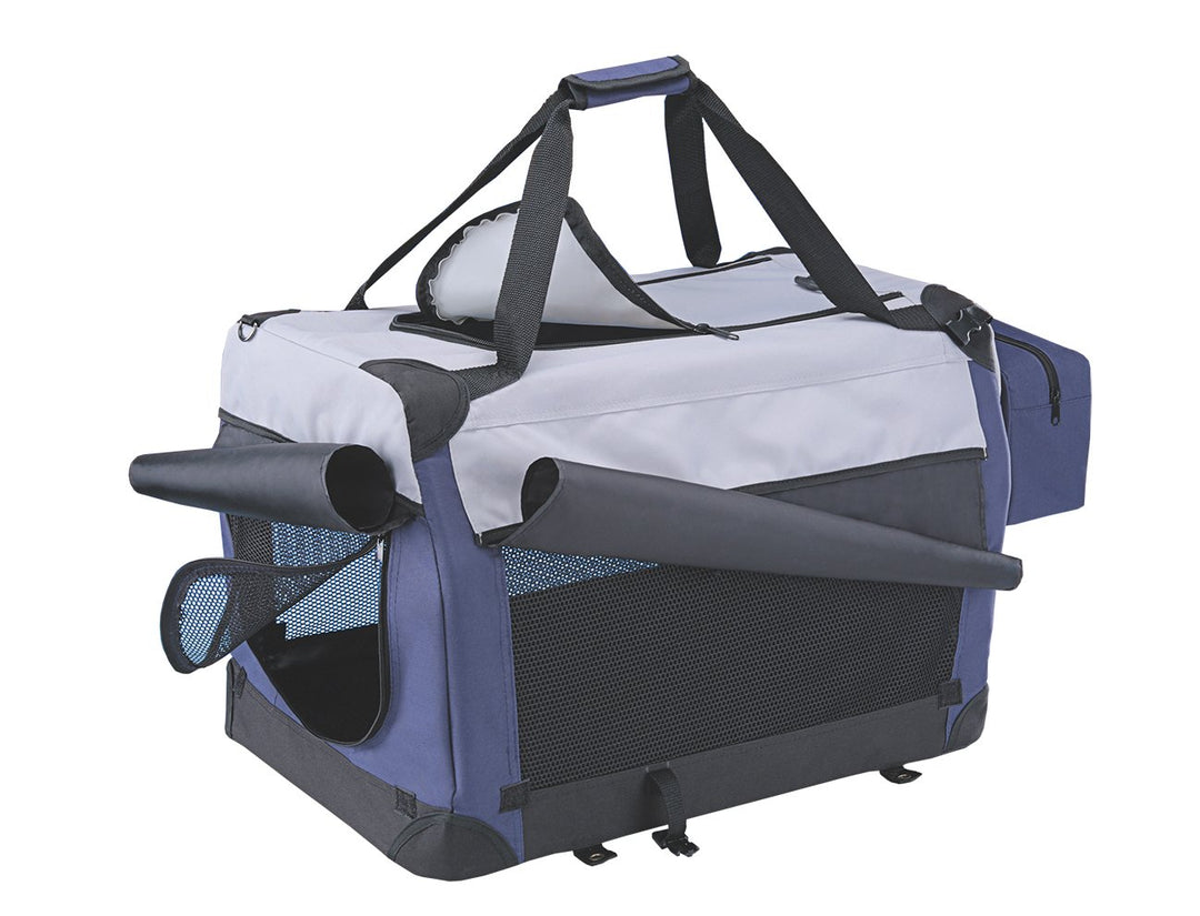 Nobby Traveller PLUS blau / grau L x B x H: 50 x 35 x 35 cm Grau S: 50 x 35 x 35 cm, Grau S: 50 x 35