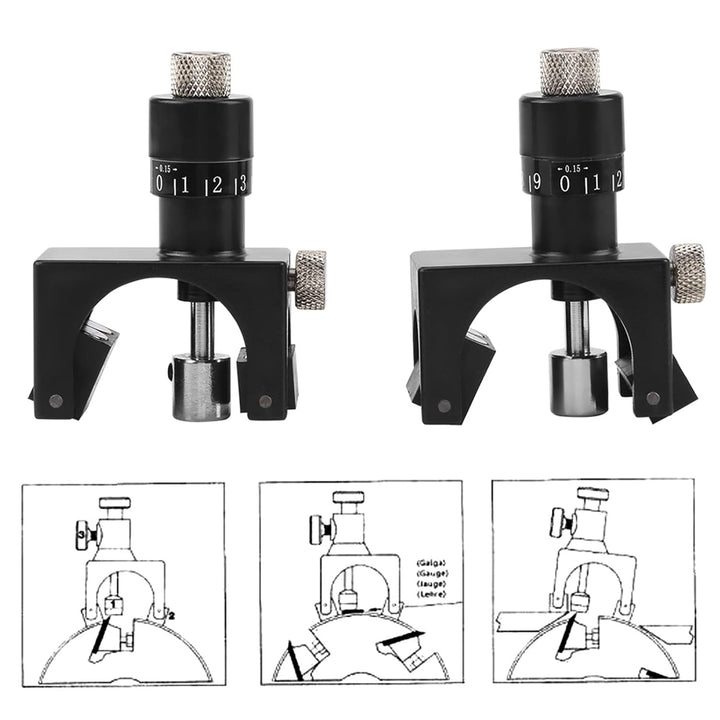Hobelmesser Einstelllehre, 2pcs Magnetic Hobelmesser Einstellung Jig Gauge Holzbearbeitung Werkzeug