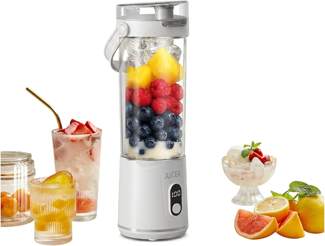 Tragbarer Mixer, Mini Standmixer und Smoothie-Maker, Portabler Elektrischer Saftpresse, USB Wiederau