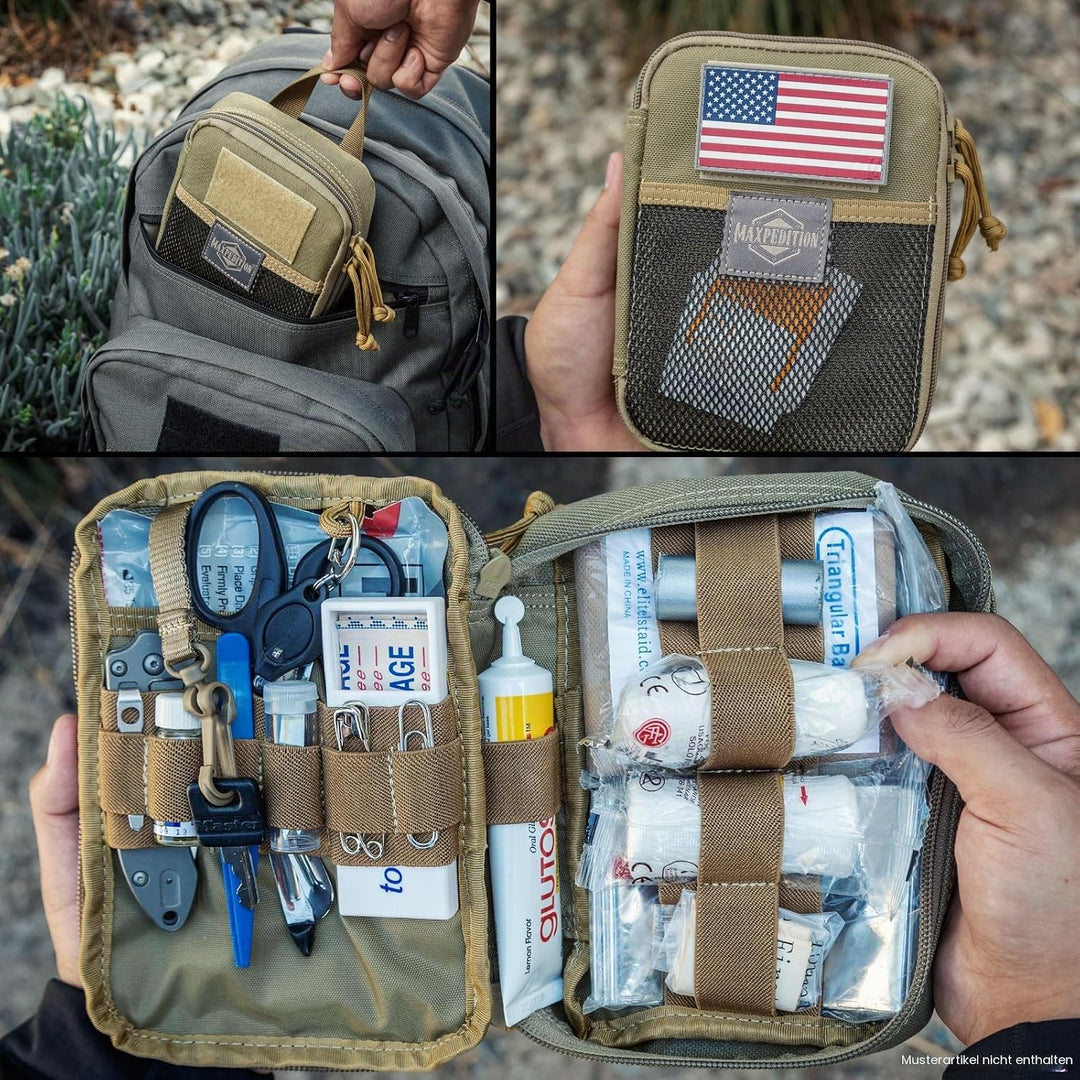Maxpedition Fatty Pocket Organizer Tasche, Khaki, Einheitsgrösse, Khaki