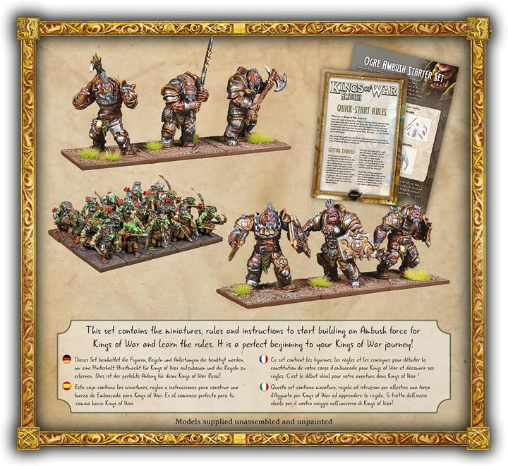 Mantic Games Kings of War Ambush Ogres Starter-Set