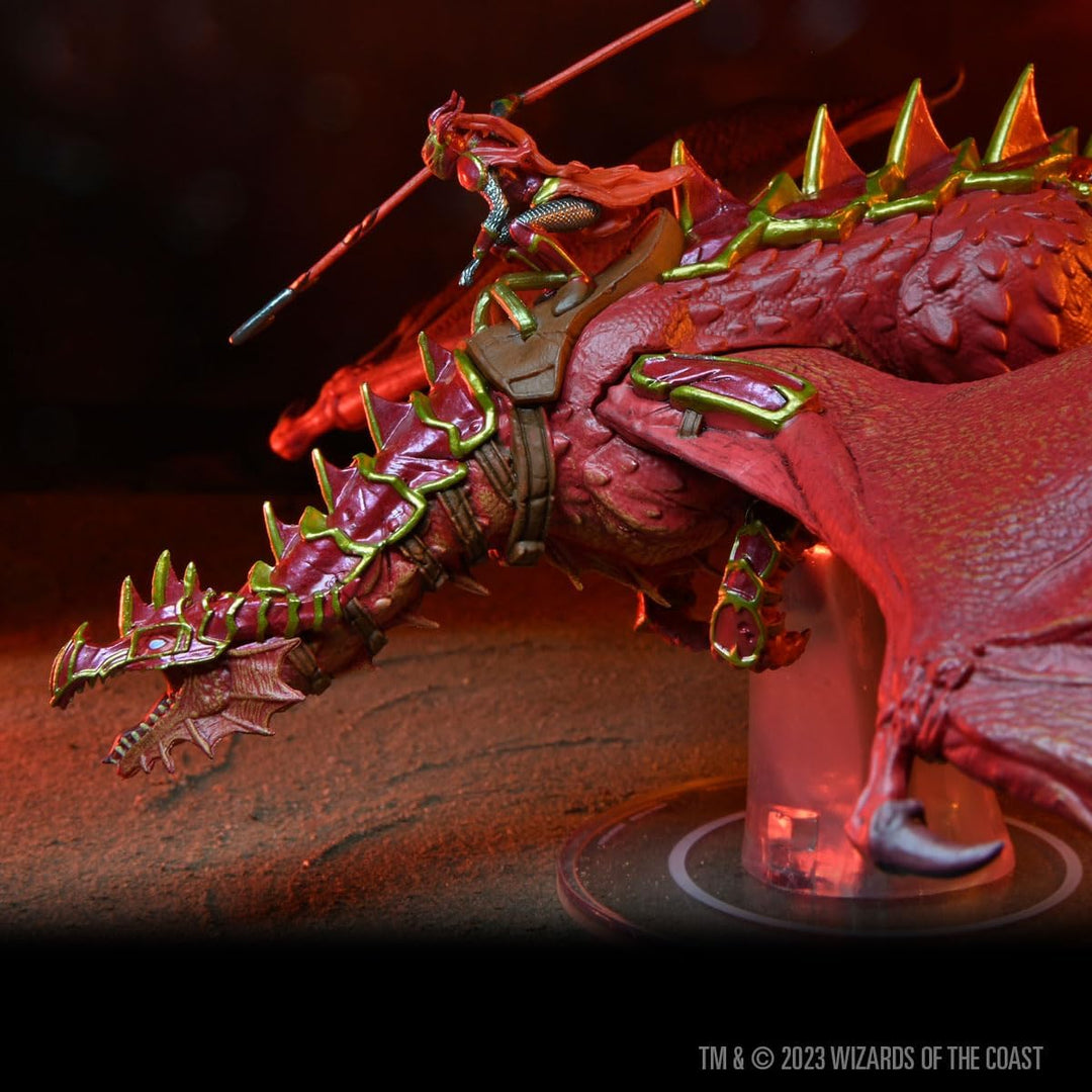 WizKids D&amp;D Icons of the Realms: Dragonlance – Rote Ruine &amp; Roter Dragonnel (Set 25) Dungeons and Dr