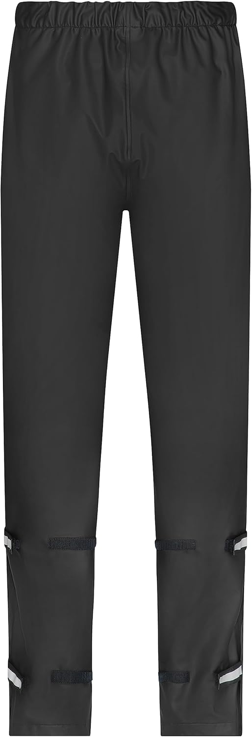 James &amp; Nicholson Workwear Regenhose - Praktische Regenhose zum Überziehen 64 Schwarz, 64 Schwarz