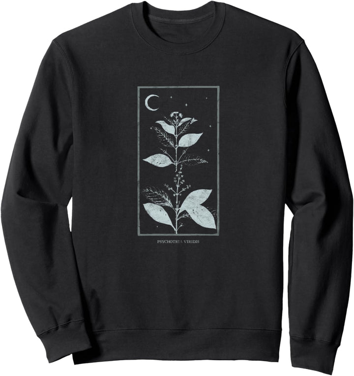 Occult Halluzinogene DMT Pflanze Gothic Grunge Tarot Trip Sweatshirt