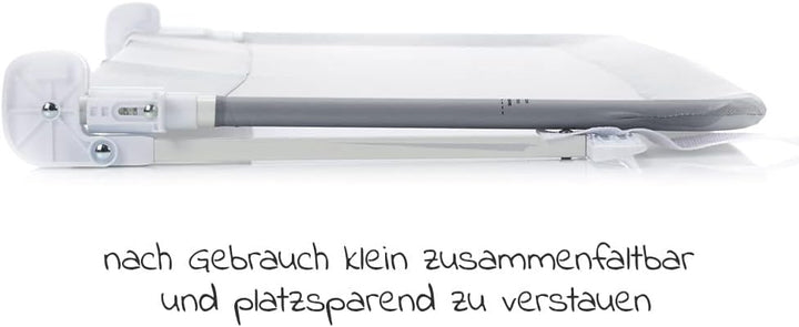 Fillikid Bettschutzgitter & Rausfallschutz für Baby & Kinder 150 x 50 cm - hohes, klappbares Bettgit