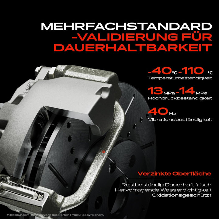 Frankberg Bremssattel Bremszange Vorderachse Rechts Kompatibel mit Focus DAW DBW DFW DNW 1.4L 1.6L 1