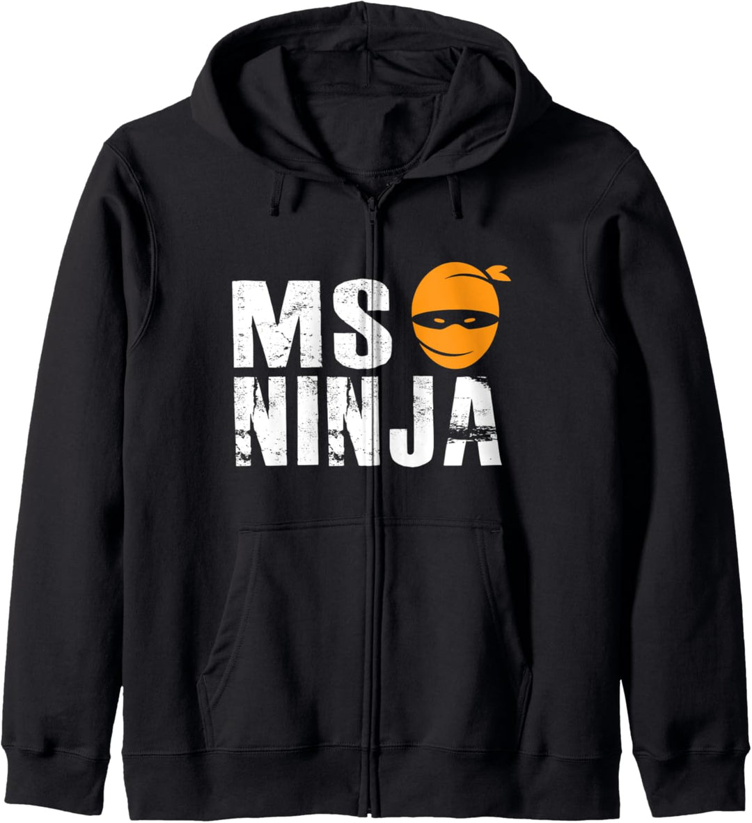 MS Ninja - Multiple Sclerosis Support Awareness Fighter Kapuzenjacke