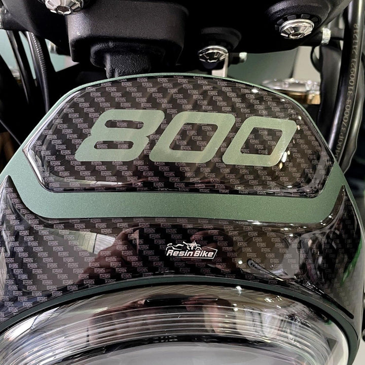 Resin Bike Aufkleber für Motorrad Kompatibel mit Benelli Leoncino 800 2022. Windschild-Rücklichtschu