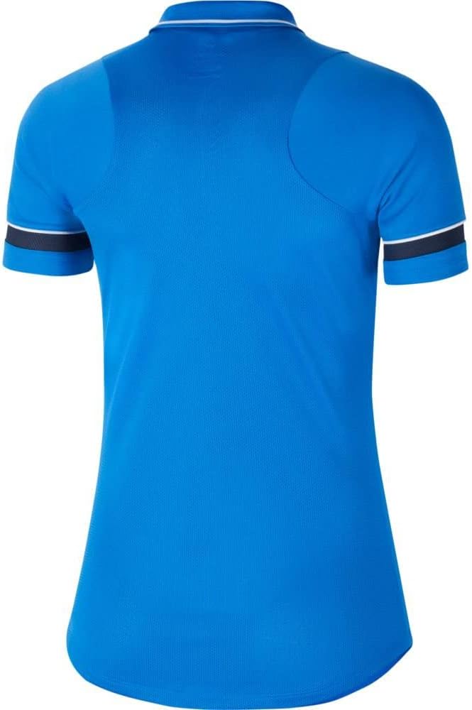 Nike Damen Academy 21 Polo Women Polohemd XL Royal Blue/White/Obsidian/White, XL Royal Blue/White/Ob