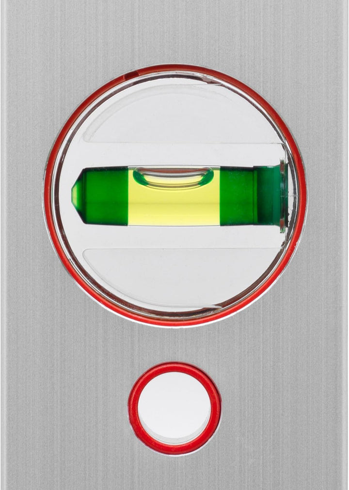 SOLA Wasserwaage AZB silbereloxiert Länge 600 mm, Rot, 600 mm