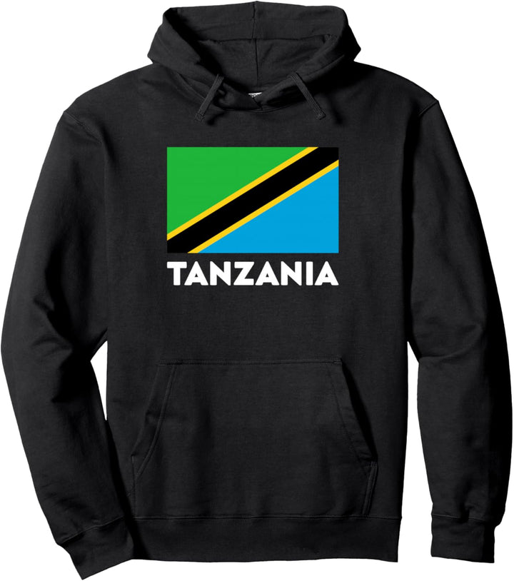 Tanzania Flagge Pullover Hoodie
