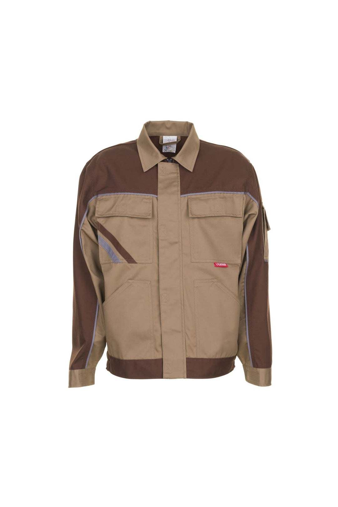 Planam Highline Herren Bundjacke khaki braun zink Modell 2314 Grösse 62 Khaki/Braun/Zink 62, Khaki/B