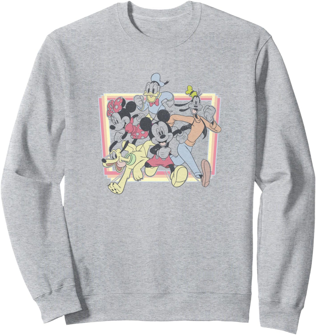 Disney Mickey &amp; Friends Boxed Break Out Group Sweatshirt