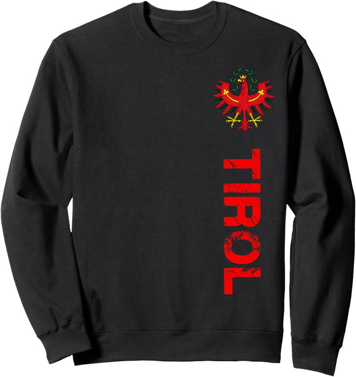 Tirol T-Shirt im Retro Look mit Wappen Adler Herren &amp; Damen Sweatshirt