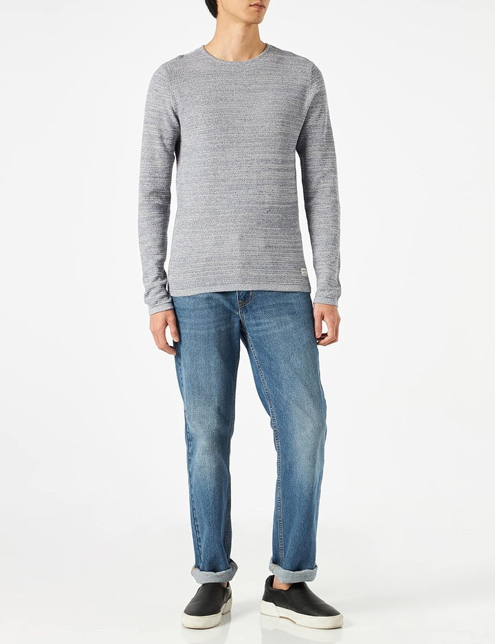 JACK & JONES Herren Jjtheo Knit Crew Neck Strickpullover S Grisaille, S Grisaille