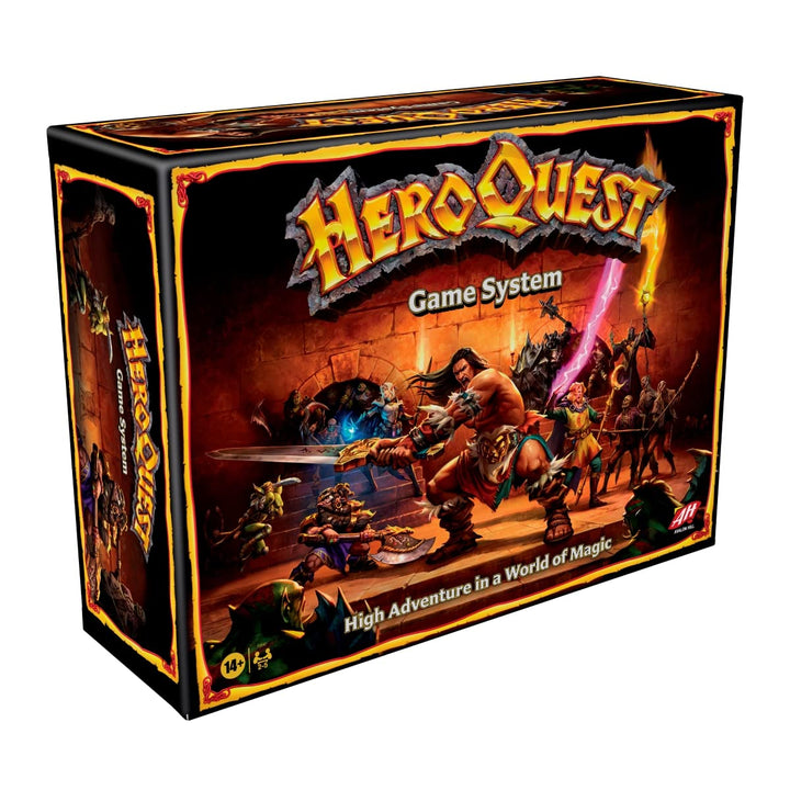 Avalon Hill HeroQuest Basisspiel Brettspiel, Dungeon Crawler Fantasie-Abenteuerspiel ab 14 Jahren, f