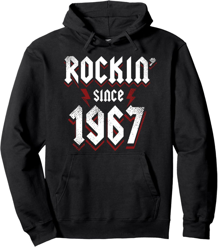 Rockin Since 1967 56 Jahre alte Rockmusik 56. Geburtstag Pullover Hoodie