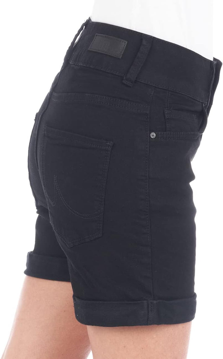 LTB Damen Shorts Becky X Kurze Jeans Hose Jeansshorts Hotpants Basic Denim Stretch Baumwolle Blau Sc