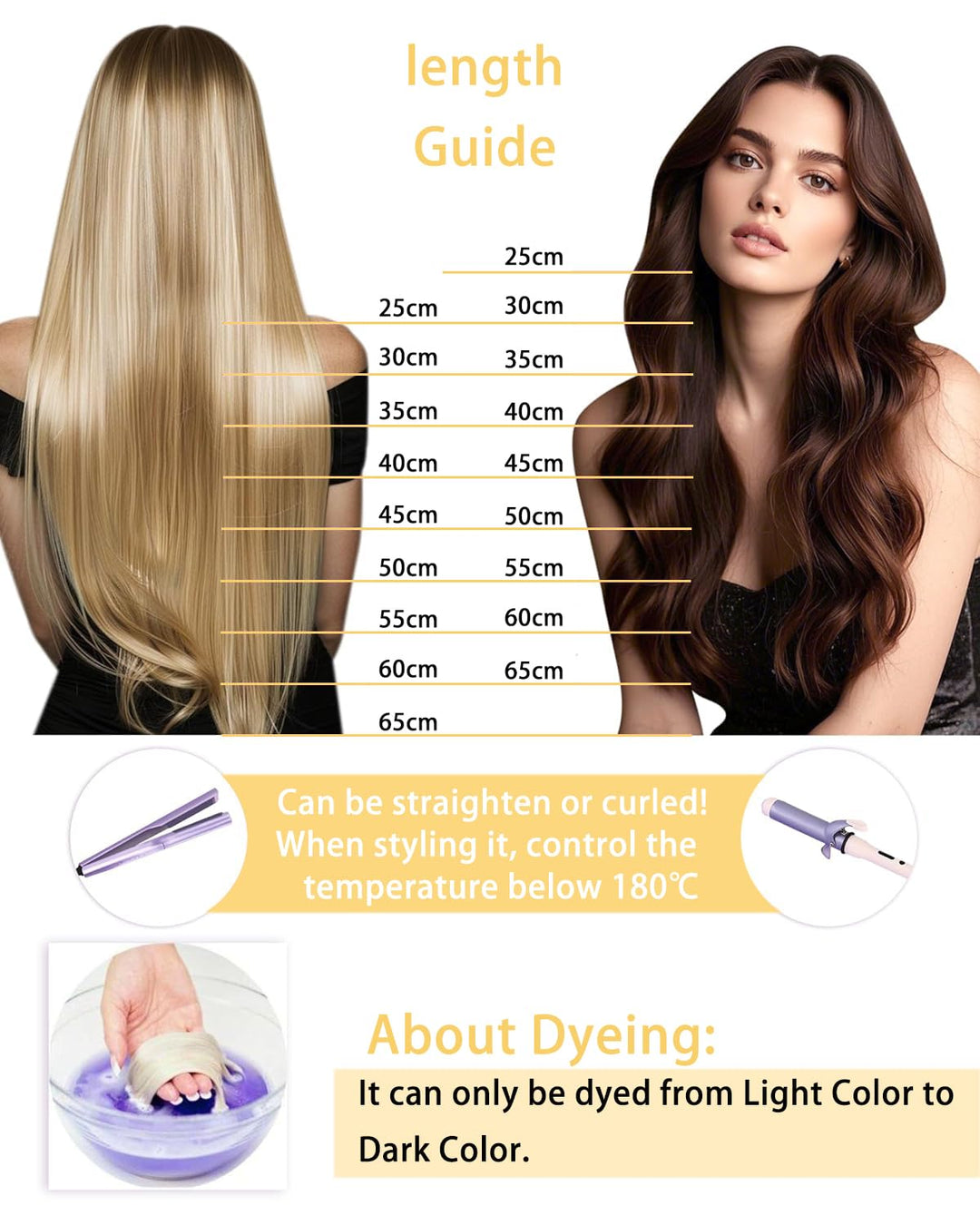 Hetto Tape Extensions Echthaar Braun 60CM Tape in Extensions Remy Tape Extensions Echthaar Unsichtba