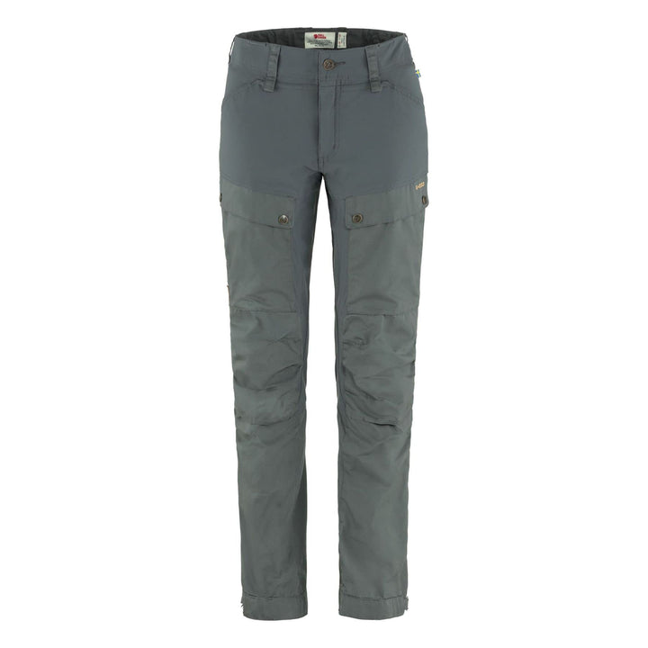 FJÄLLRÄVEN Damen Keb Curved W Reg Hose 32 Basalt, 32 Basalt