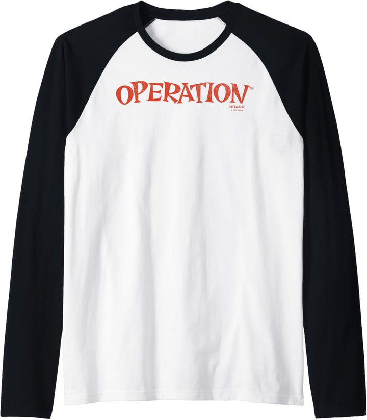 Operation Classic Game Board Retro Logo Raglan