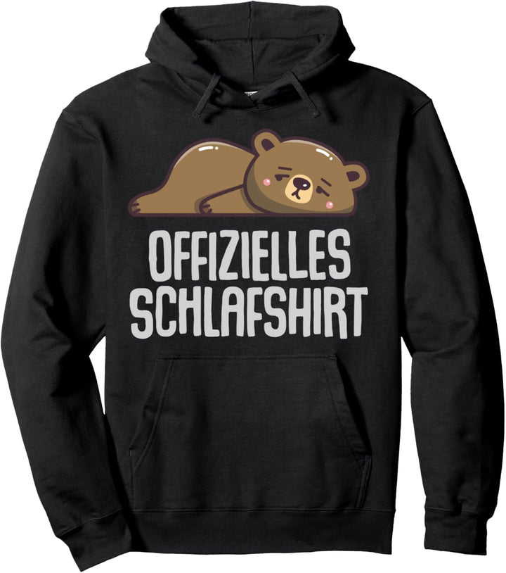 Offizielles Schlafshirt Pyjama Nachthemd Bär Bären Geschenk Pullover Hoodie