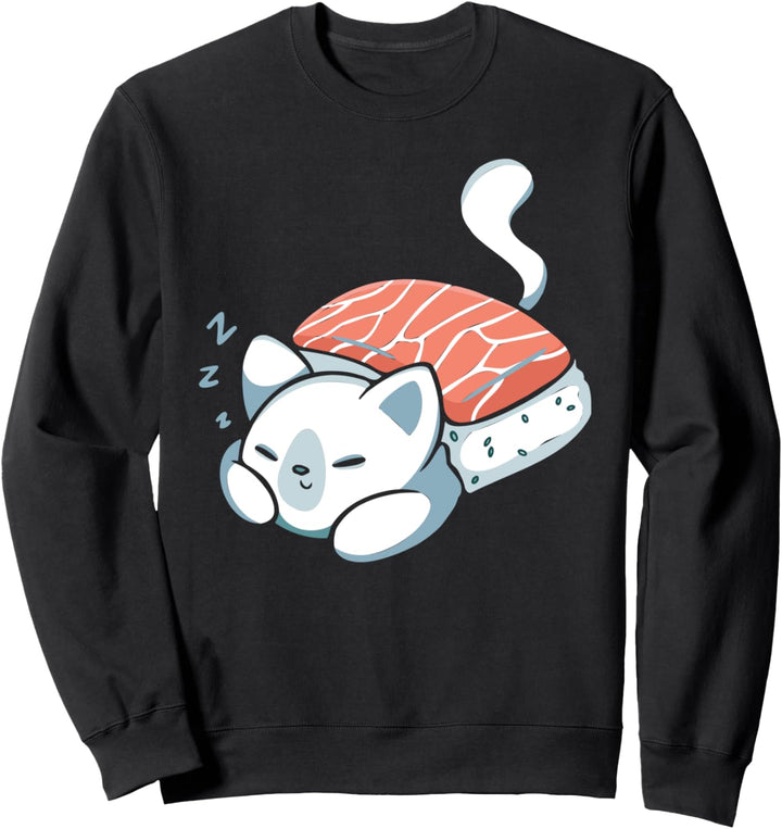 Katze schlafend lustige Besitzer Grafik Sweatshirt