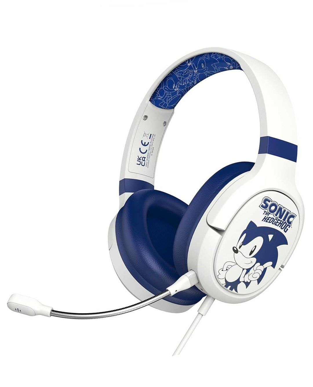 OTL Technologies SEGA Classic Sonic The Hedgehog Pro G1 Wired Gaming Headphones White
