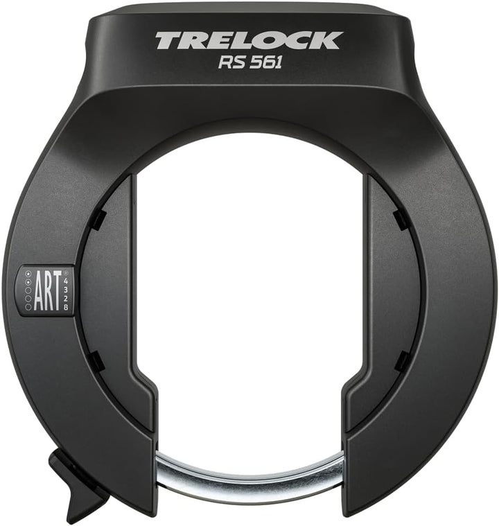 TRELOCK RS 561 Naz Rahmenschloss – Schlüssel Nicht abziehbar – Quadratischer gehärteter Stahlbügel –