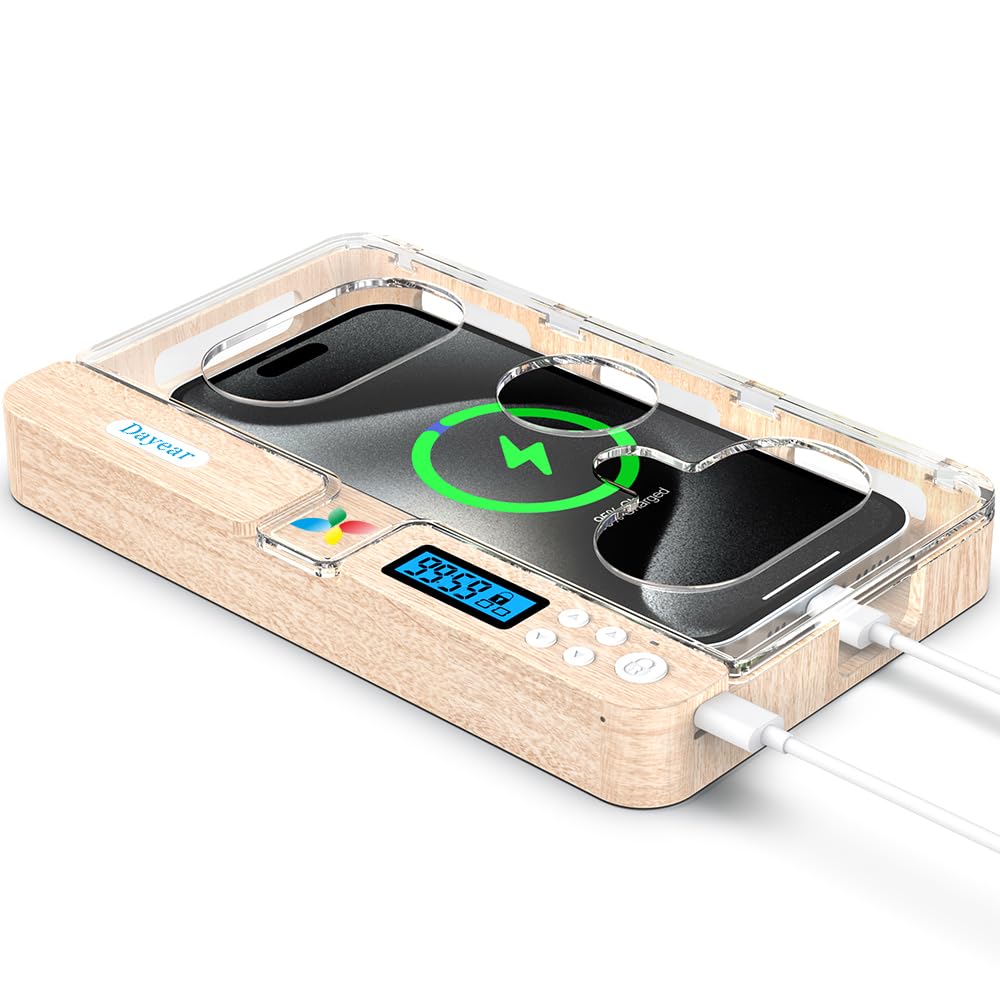 Dayear Handy Timer Box Handy Gefängnis, Handy Safe Schlossbox mit Timer Telefon Gefängnis für iPhone