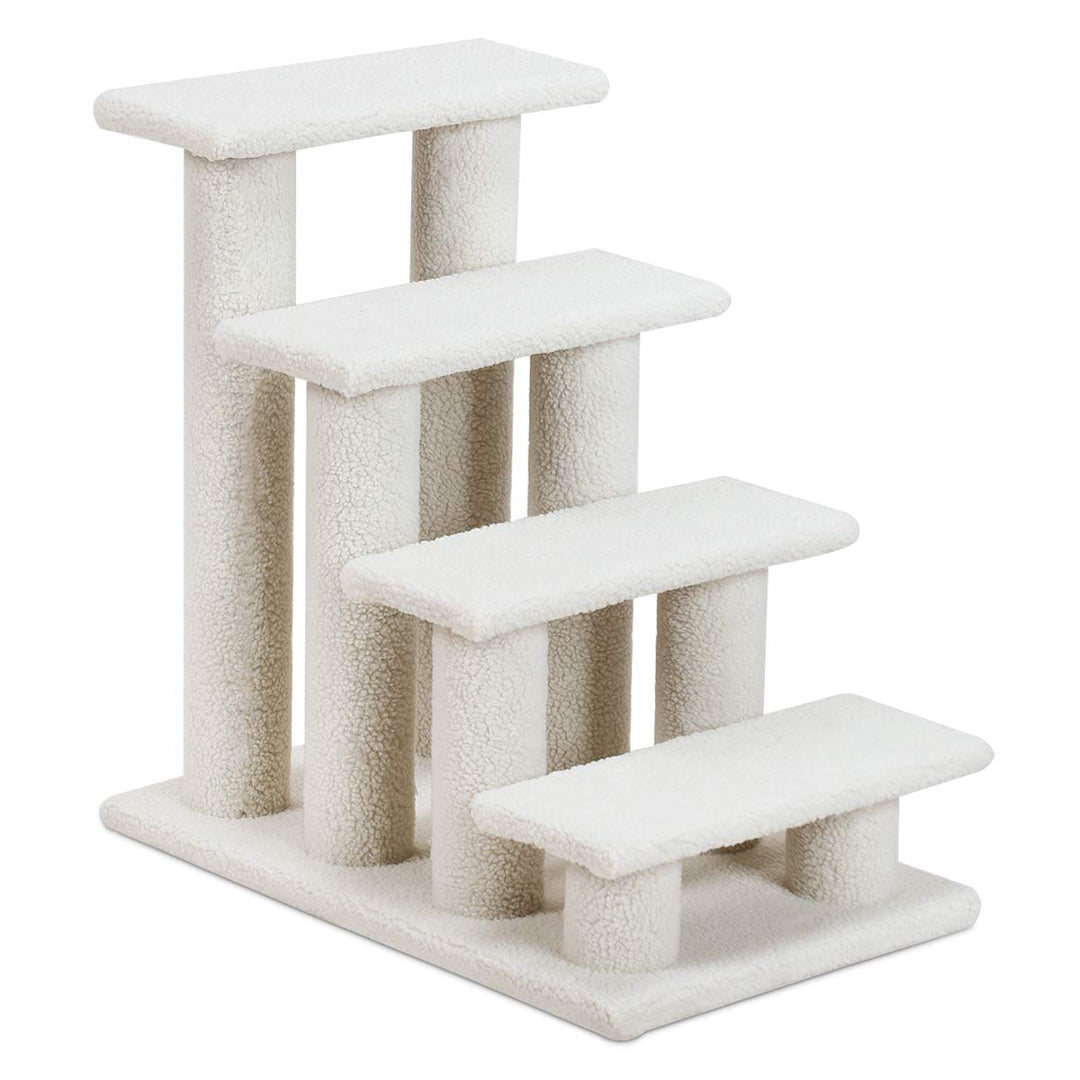 GOPLUS Tiertreppe Beige, Haustiertreppe Katzentreppe Hundetreppe Kletterbaum Katzenkratzbaum Spielba
