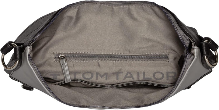 TOM TAILOR bags Jule Damen Hobo Bag Schultertasche Mittelgross Schwarz