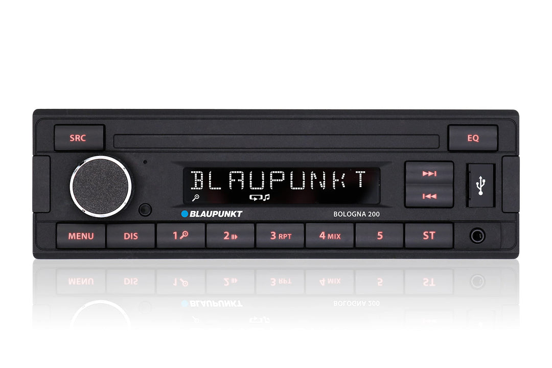 Blaupunkt Bologna 200, schwarz, 1-din Single, Single