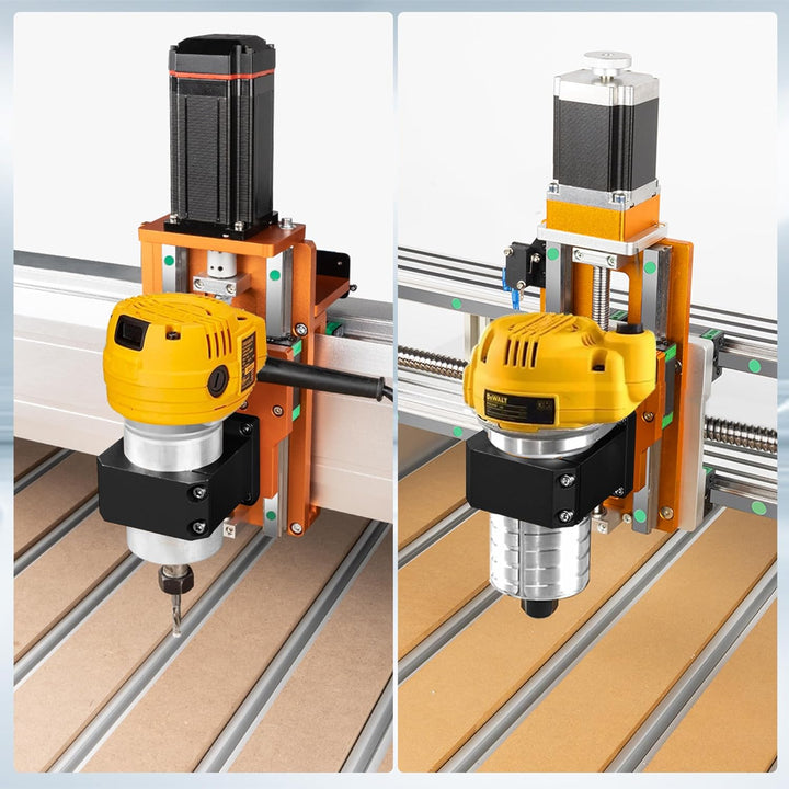 69mm CNC-Spindelhalter aus Aluminium, Z-Klemme für FoxAlien 4040-XE CNC-Fräser, kompatibel mit DWP61