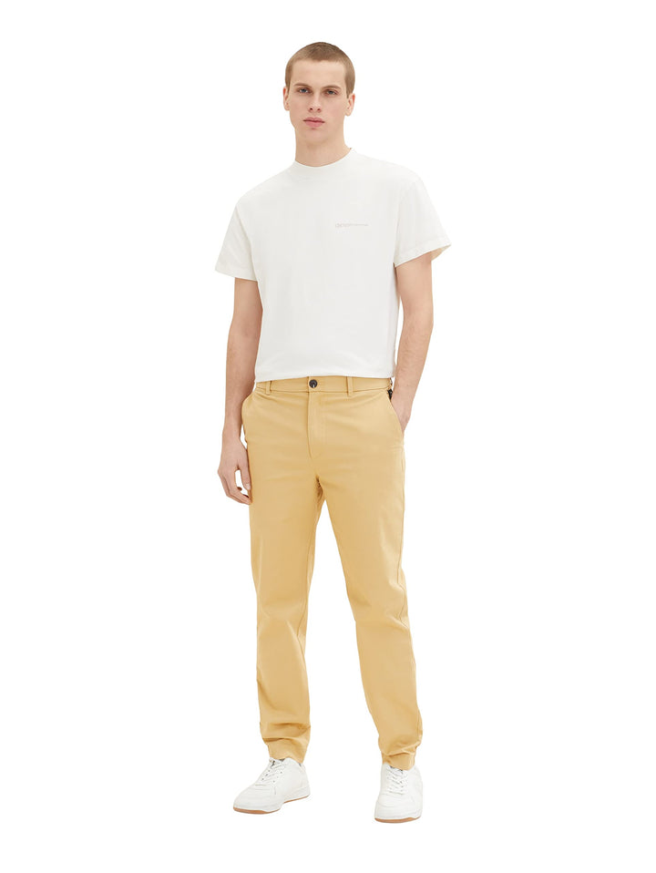 TOM TAILOR Denim Herren Relaxed Chino Hose M 31041 - Brown Rice, M 31041 - Brown Rice
