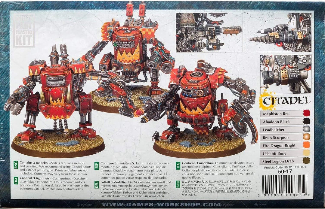 Games Workshop 99120103024 Warhammer 40.000 Ork Killa Kans, Killabots der Orks