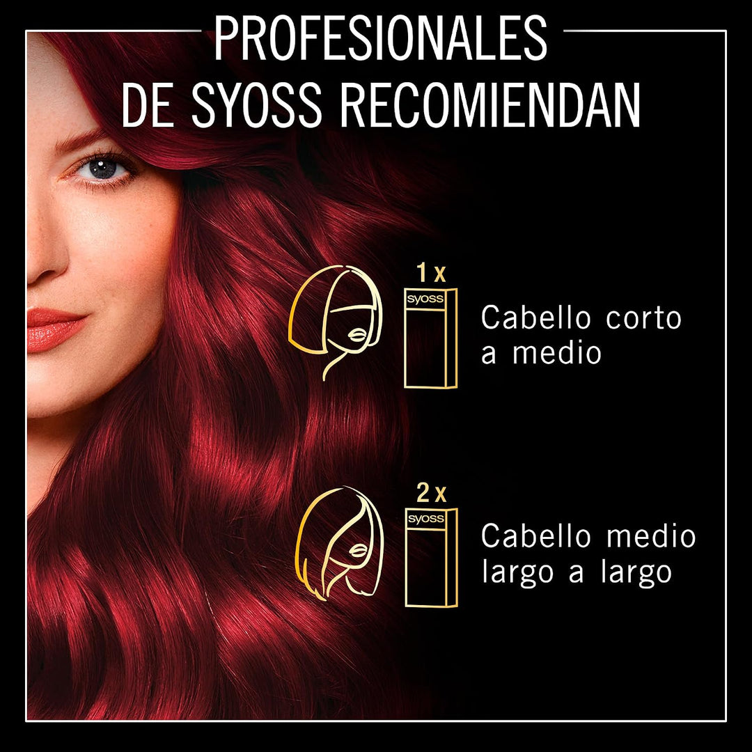 SYOSS Oleo Intense Haarfarbe 100% reine Öle 0% Ammoniak 6-76 Warmes Kupfer (3er Pack) Grau 3 stück (
