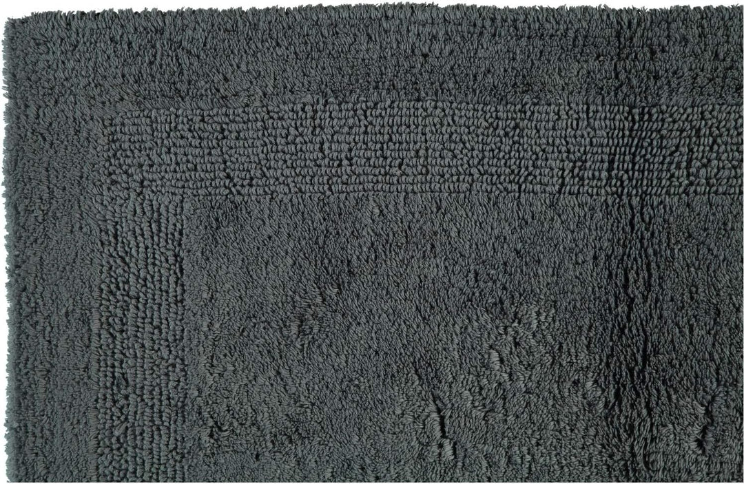 Cawö Badteppiche Luxus Badteppich 1000 anthrazit - 774 70x120 cm, 70x120 cm