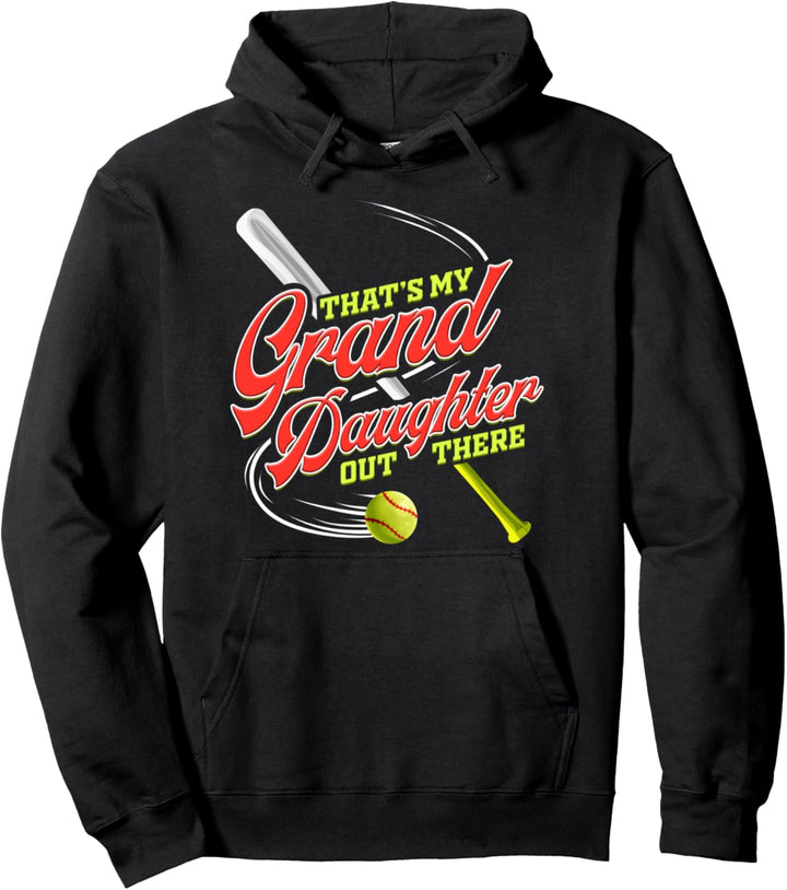 Softball Grosseltern Softballspieler Pullover Hoodie